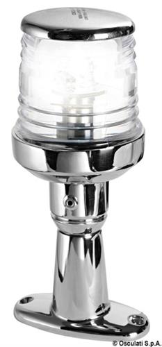 Fanale 360° led con basetta inox